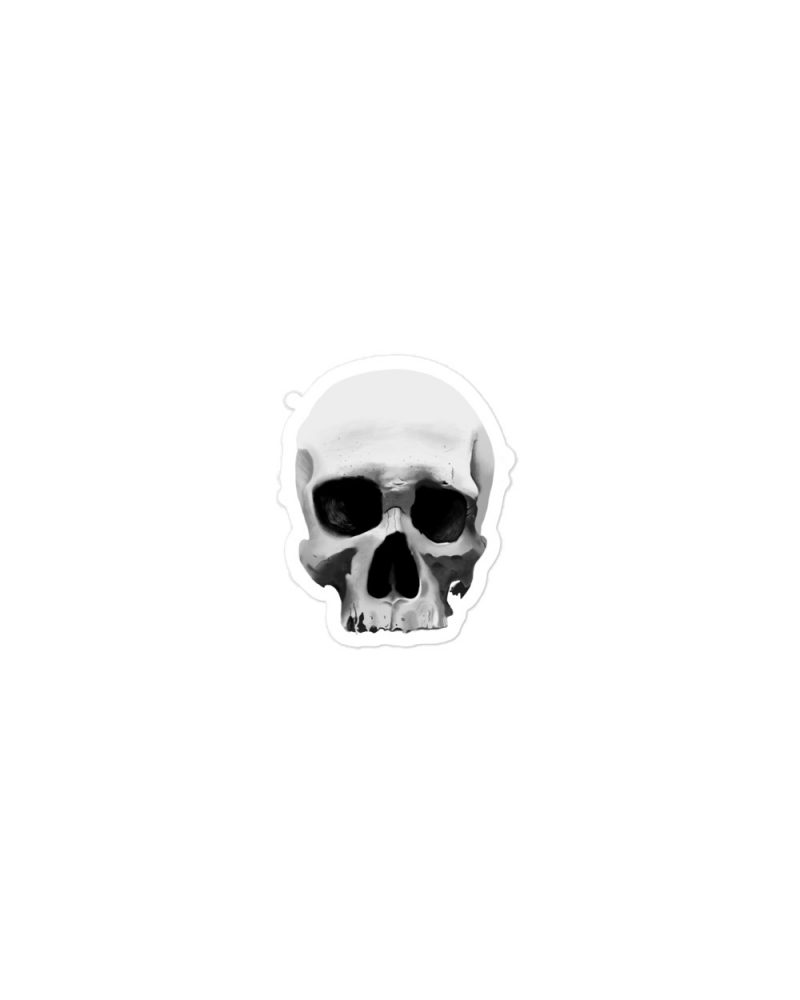 Scary Skull Bubble-free sticker